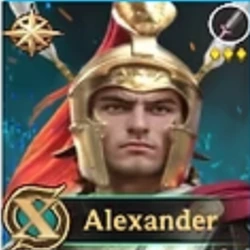 Alexander Rise of Castles hero