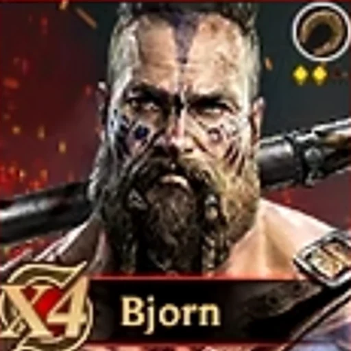 Bjorn Rise of Castles hero