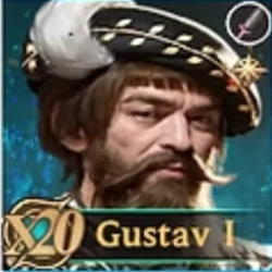 Gustav Rise of Castles hero